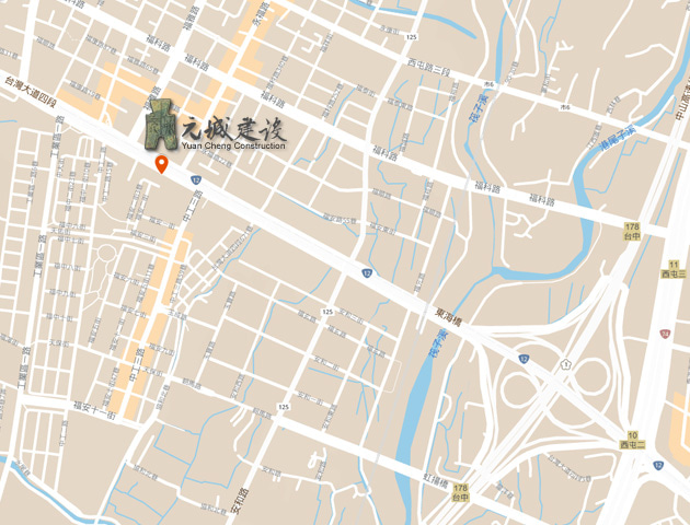 元城地圖